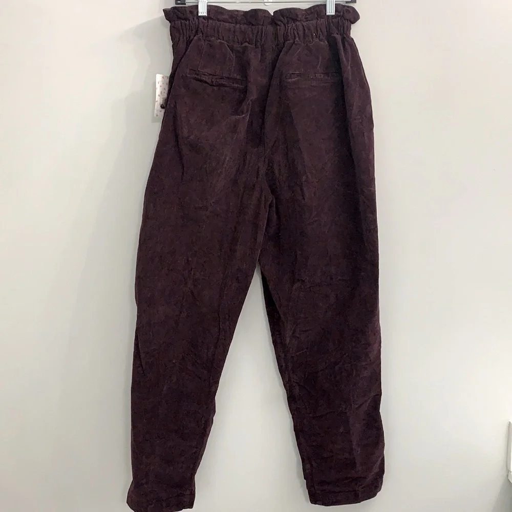Free people Margate Corduroy Pants In Panther Rose